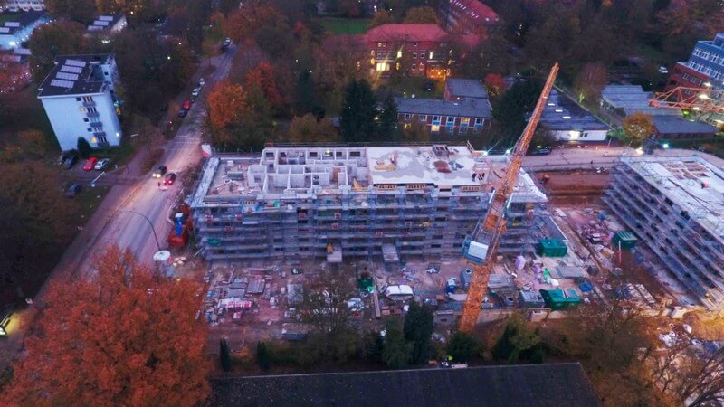 Neubau von 360 Wohnungen in Hamburg-Farmsen