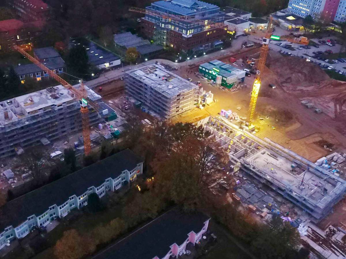 Neubau von 360 Wohnungen in Hamburg-Farmsen