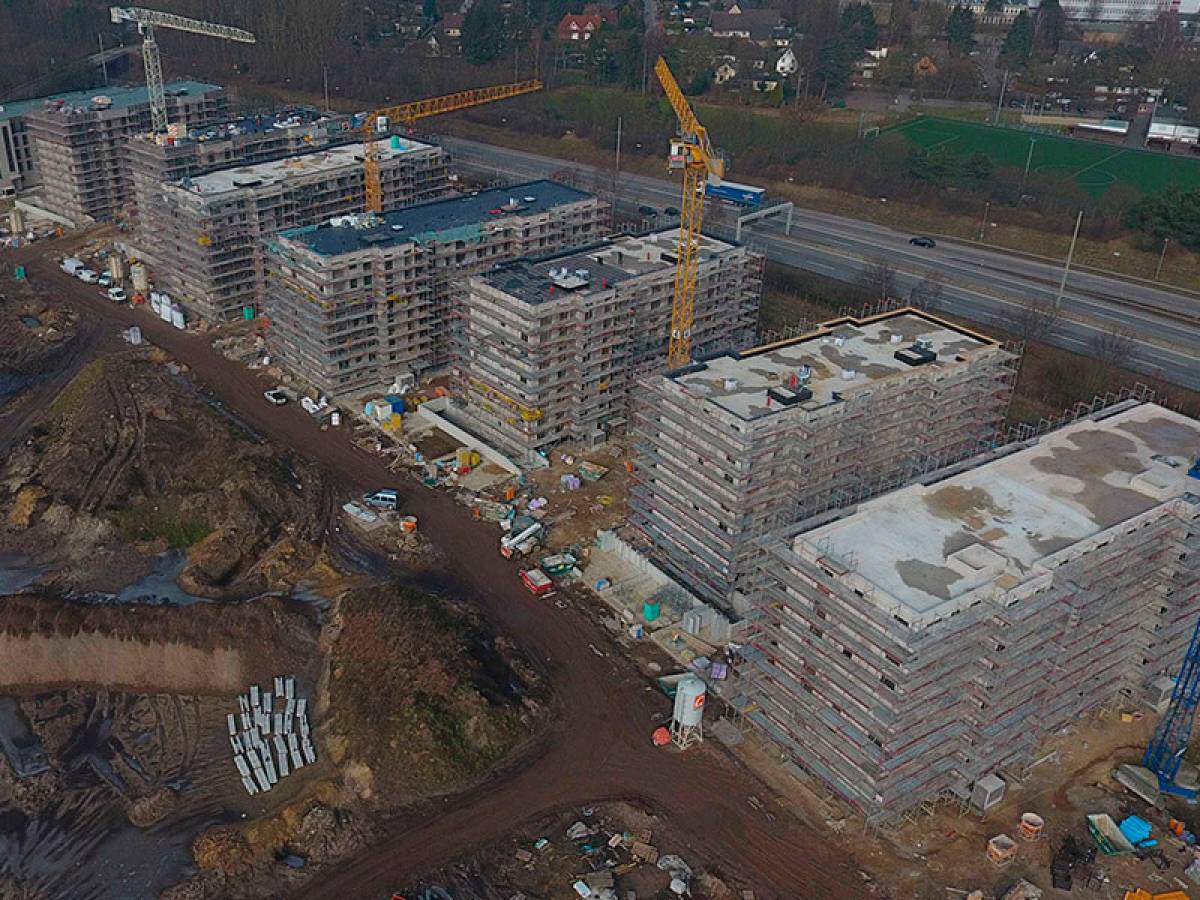 Neubau von 370 Wohnungen in Hamburg-Eidelstedt